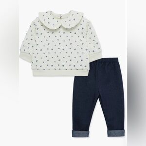 Little Me Floral Baby Outfit Set